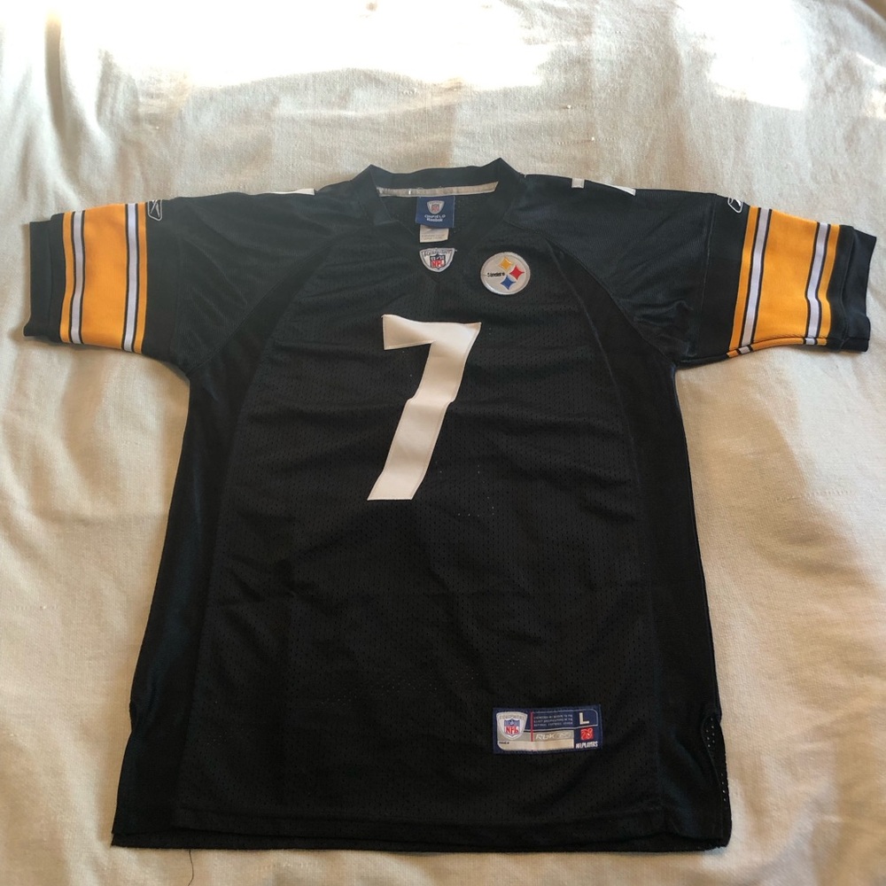 Youth Large (14-16)Reebok NFL official infield Ben Roethlisberger Jersey